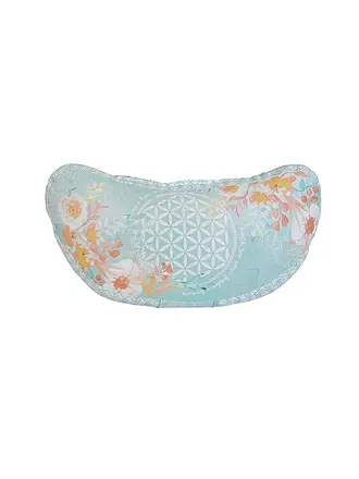 THE SPIRIT OF OM | Coussin de méditation demi-lune lilas | bunt